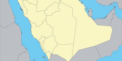 Kaart van de wereld en laten zien Saoedi-Arabië